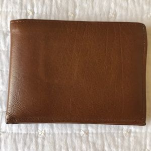 Brown Cowhide Bi-Fold Wallet Made in Jamaica